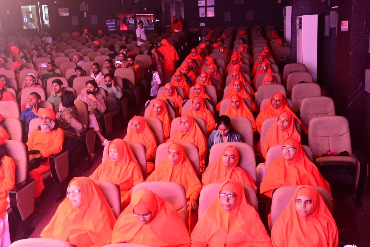 Women at the conference at the Spiritual Festival in New Delhi