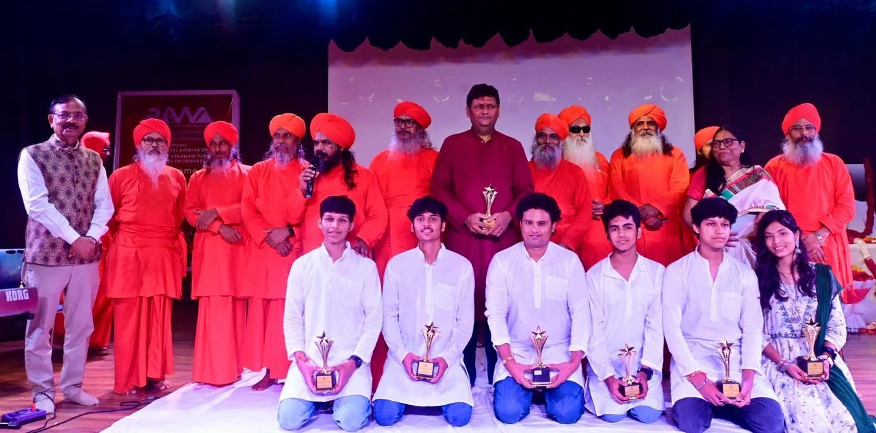 A gathering of participants at the Spiritual Festival in New Delhi