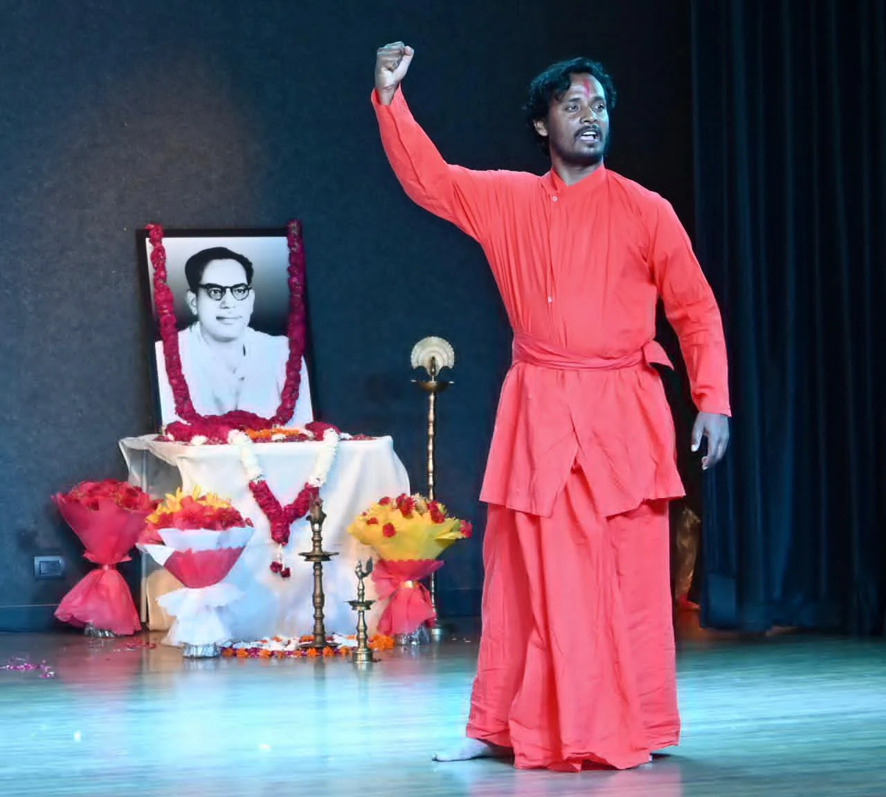 Cultural programme at the Spiritual Festival in New Delhi